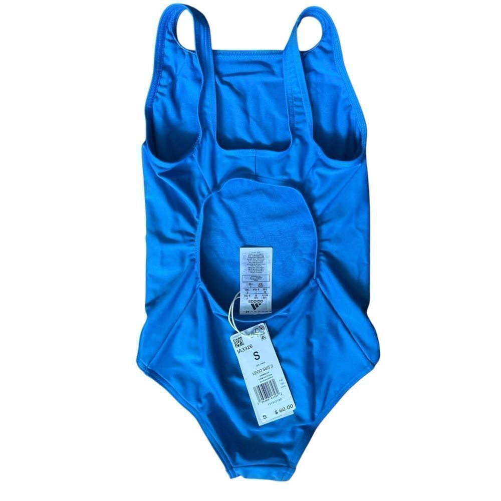 Adidas X Lego One Piece Swimsuit Bathing Suit NWT - Picture 2 of 4
